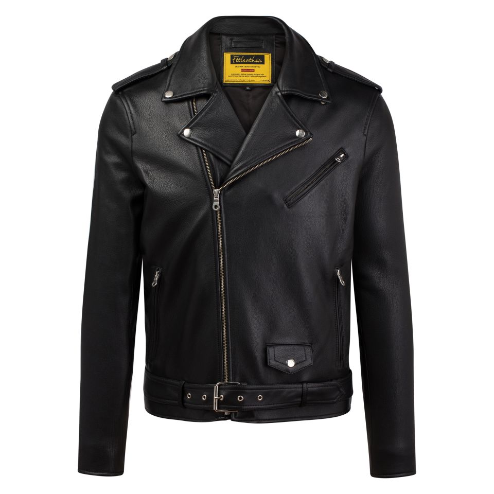 [AD-S2021] ÁO DA DÊ CLASSIC BIKER JACKET CLASSIC - Mã 302D40 - ĐEN KHÓA TRẮNG